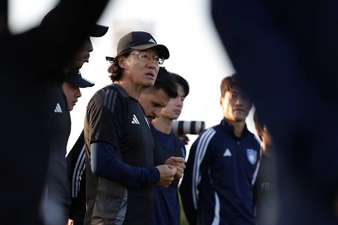 JA슈팅클럽(두바이, UAE)/ 2025 K리그 동계 전지훈련/ K리그1/ 울산HDFC/ 울산 김판곤 감독/ 사진 곽동혁