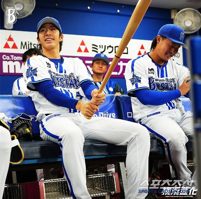 2024년 신인 1지명으로 입단한 외야수 와타라이. 데뷔 시즌에 개막전부터 선발출전해 2경기 연속 홈런을 터트렸다. 사진캡처=요코하마 베이스타즈 SNS