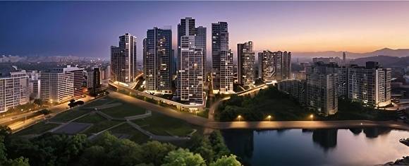 수원 동신2단지 재건축 조감도. [사진=동신2단지 등 재건축준비위원회]