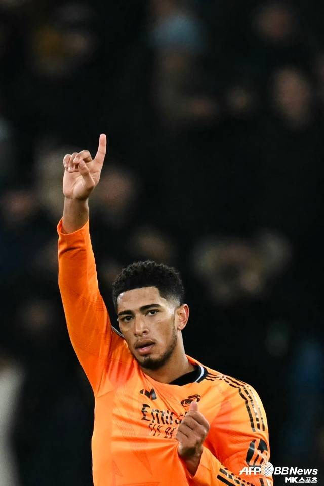 ‘음홀대전’의 주인공은 음바페도 홀란드도 아닌 벨링엄이었다. 사진(맨체스터 영국)=AFPBBNews=News1