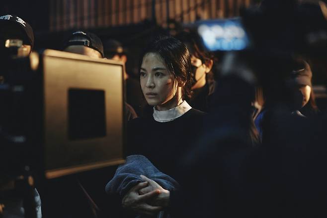 영화 '검은 수녀들' 비하인드 스틸컷. NEW 제공