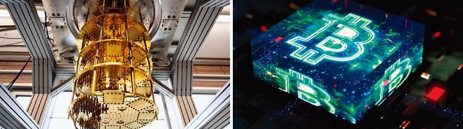 실용적인 양자컴퓨터가 나오면 비트코인의 ‘공개키 암호’ 알고리즘을 해킹할 수 있다. [GettyImages]