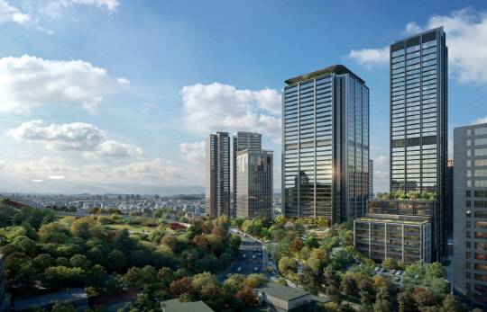 서울 중구 밀레니엄 힐튼호텔 부지 개발사업 조감도 [현대건설 제공지]