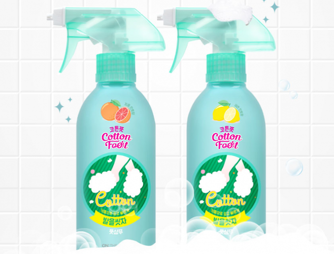 LG생활건강 온더바디의 ‘발을씻자’ 제품.[사진제공=LG생활건강]