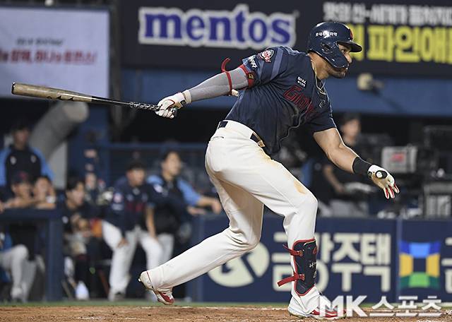 대만전에서 분전한 레이예스. 사진=천정환 기자