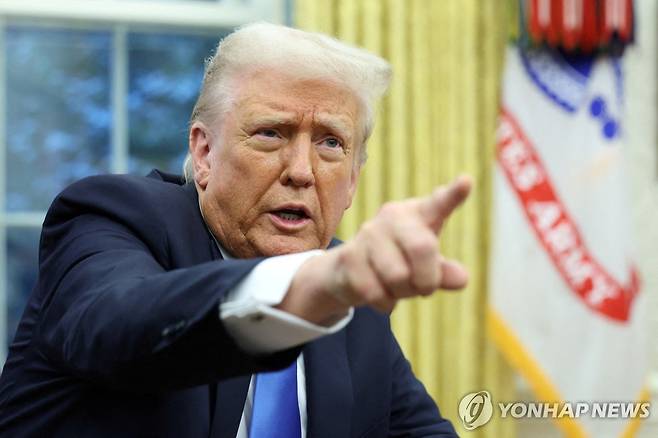 트럼프 대통령 [로이터 연합뉴스 자료사진 재판매 및 DB 금지]