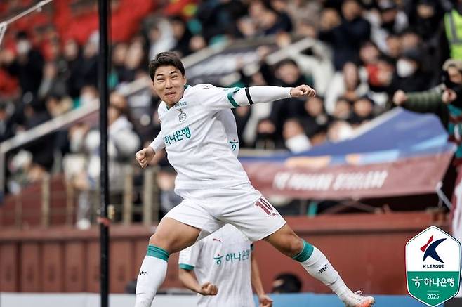 [서울=뉴시스] 프로축구 K리그1 대전하나시티즌의 주민규. (사진=한국프로축구연맹 제공) *재판매 및 DB 금지