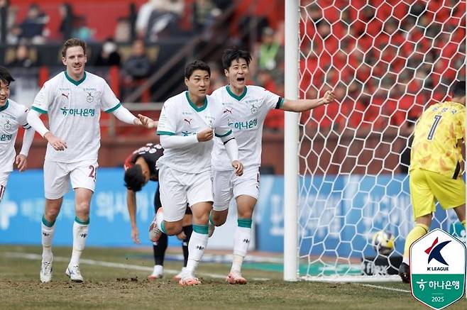 [서울=뉴시스] 프로축구 K리그1 대전하나시티즌의 주민규. (사진=한국프로축구연맹 제공) *재판매 및 DB 금지