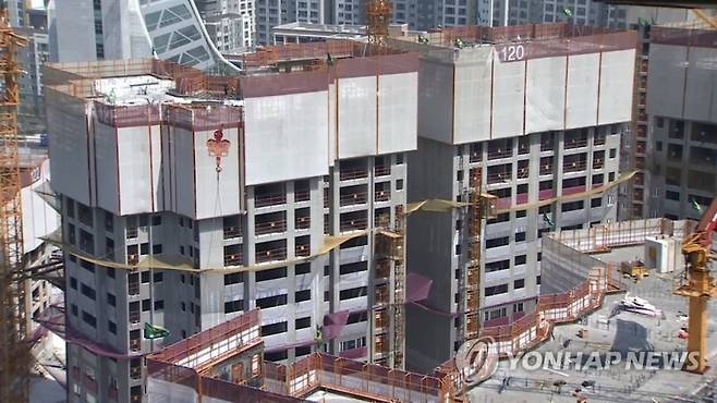 아파트 건설현장. 사진=연합뉴스