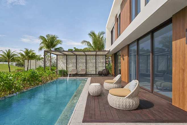 더 웨스틴 리조트 앤 스파 깜란 풀빌라 객실.&nbsp;리조트 제공