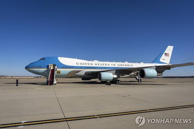 현재 운영 중인 에어포스원 항공기. [AP=연합뉴스]