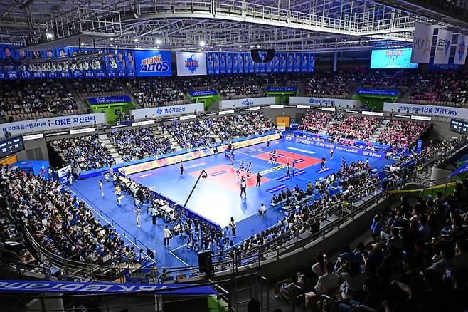 화성실내체육관 전경. 사진=KOVO