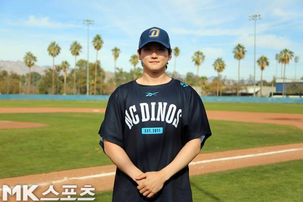 NC의 장신 우완 전사민은 보다 나은 2025년을 원하고 있다. 사진(美 투손)= 김재호 특파원