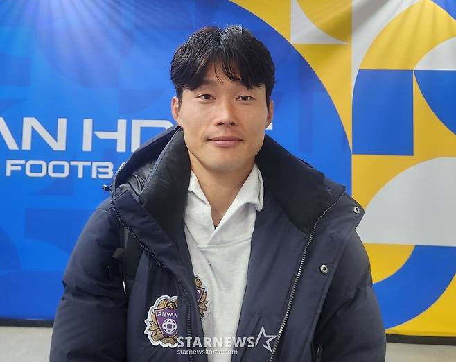 경기가 끝난 뒤 취재진을 만난 이창용. /사진=박건도 기자