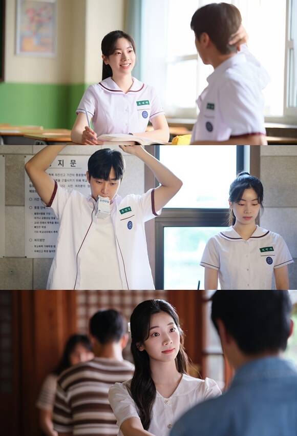 다현은 강단 있는 선아 역을 맡아 진영과 연기 호흡을 맞추며 관객들의 첫사랑 기억을 소환할 예정이다. /(주)영화사테이크