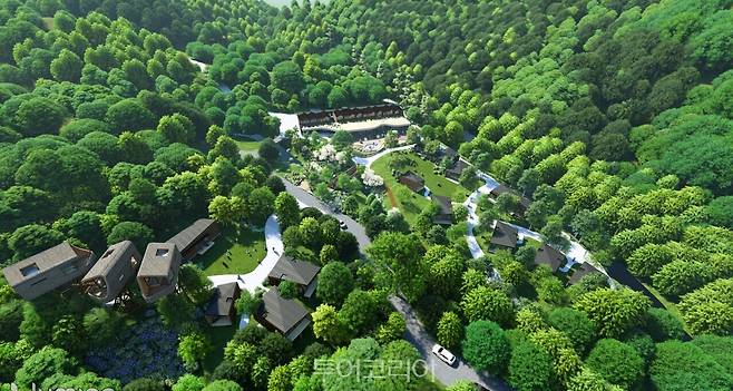 수락휴 자연휴양림 조감도/사진-노원구청