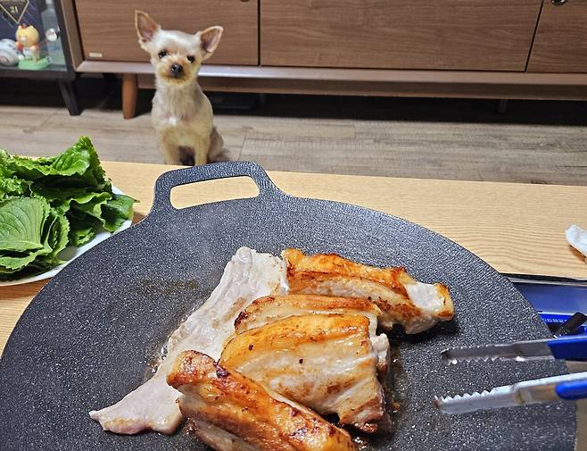 20250217_201025.jpg 저녁 통삼겹살로 한잔