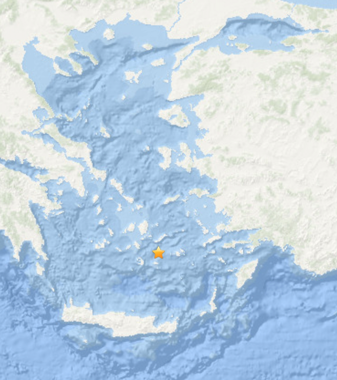 [지진 소식] 그리스 에게해 규모 5.1 지진 발생 [에개해 군발 지진]