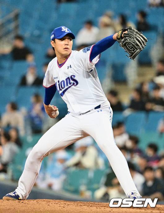 [OSEN=대구, 이석우 기자]  삼성 라이온즈 최충연 027 2023.05.03 / foto0307@osen.co.kr