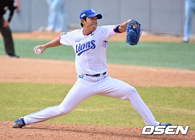 [OSEN=경산, 이석우 기자]  삼성 라이온즈 양창섭 122 2023.04.23 / foto0307@osen.co.kr