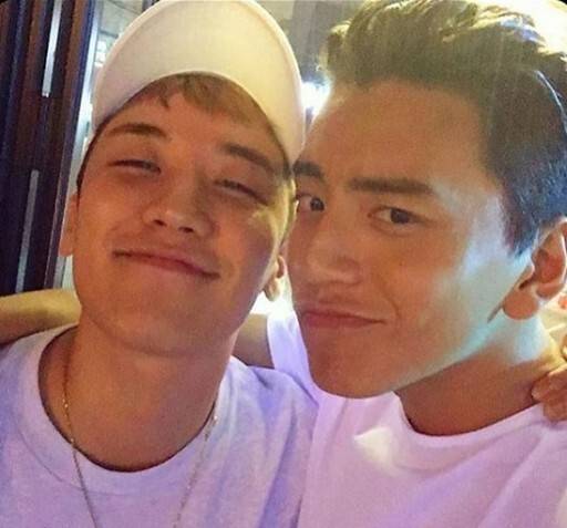 승리(왼쪽), 왕대륙. 승리 인스타그램 캡처