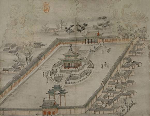 단원 김홍도가 그린 ‘연행도’(燕行圖)의 일부. 연행도는 조선 사신단의 중국 사행길 풍경을 파노라마처럼 그린 것이다.  서울신문 DB