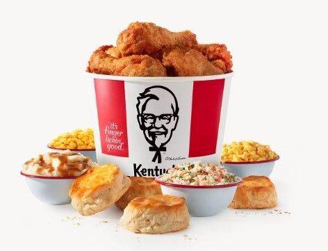 KFC 메뉴. KFC 공식 홈페이지 캡처
