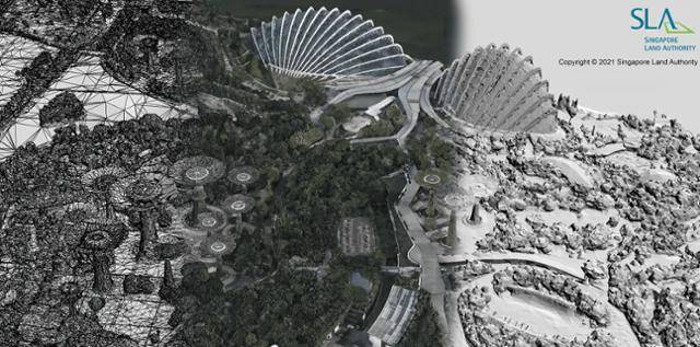 싱가포르 국토청(SLA)은 2014년부터 국가 규모의 디지털 트윈을 구축하여 도시와 자연의 조화로운 공존을 추구하는 혁신적 도시 관리 시스템을 운영하고 있다. 이 가상 플랫폼은 도시 전체를 정밀하게 복제하여 안전성, 생산성, 지속가능성을 통합적으로 관리한다. 싱가포르 국토청(SLA) 홈페이지 캡처
