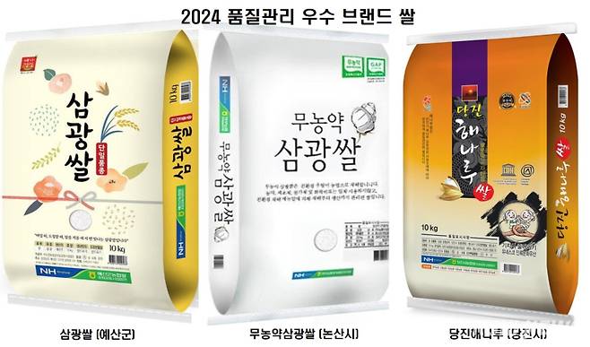 2024년 품질관리 우수 브랜드 쌀.