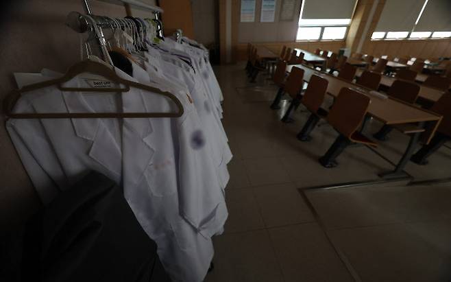 지난해 4월 대구 한 의과대학 강의실이 조용한 모습을 보이고 있다. (사진=연합뉴스)