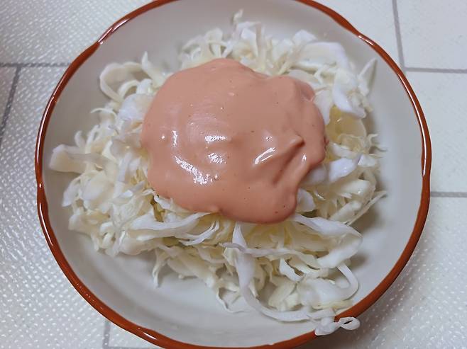 양배추케요네즈샐러드 케요네즈소스비율