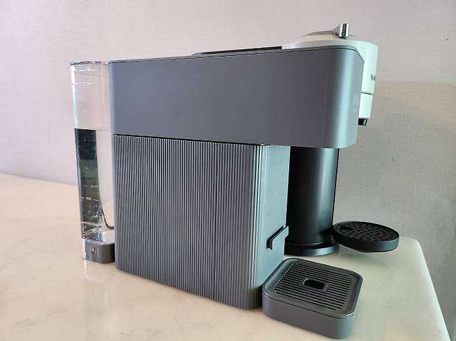 동서식품이 선보인 캡슐커피 머신 '카누'./사진=김아름 기자 armijjang@