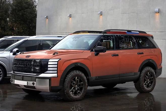 현대차 '팰리세이드 XRT' 예상도 (출처 : AUTOYA)