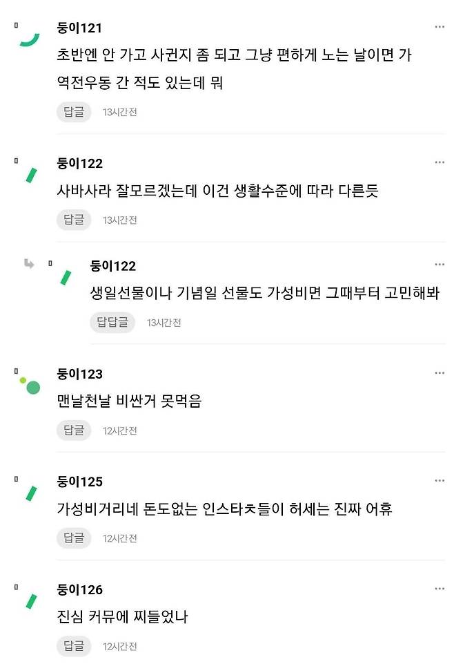 데이트할 때 맥도날드, 김밥천국 이런데 가?