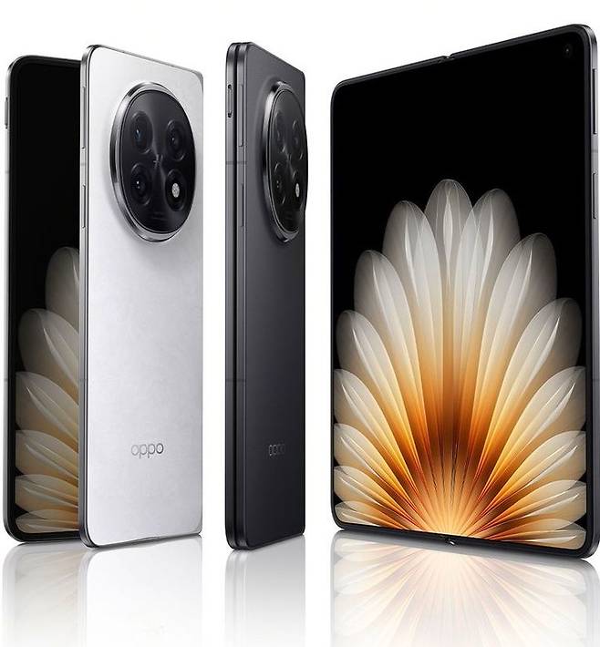 [서울=뉴시스] 중국 스마트폰 제조사 오포(OPPO)가 폴더블폰 신작 '오포 파인드(Find) N5'를 공개했다. (사진=오포 홈페이지) 2025.02.21 *재판매 및 DB 금지