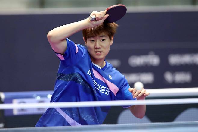 한국 남자 탁구 차세대 에이스 오준성. 대한탁구협회