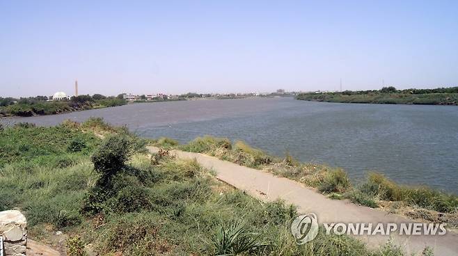 청나일과 백나일이 만나는 수단 하르툼 [자료사진. 재판매 및 DB 금지]