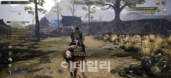 레전드 오브 이미르 속 플레이 화면(사진=윤정훈 기자)