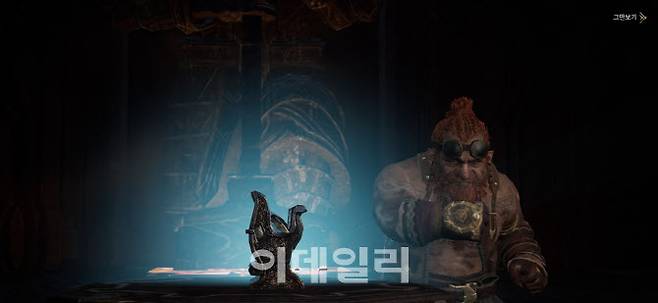 레전드 오브 이미르 속 플레이 화면(사진=윤정훈 기자)