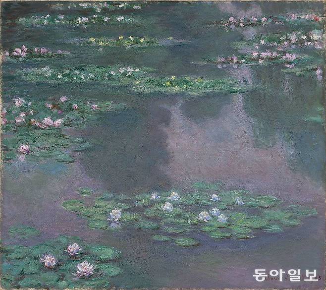 클로드 모네, 수련, 1905년. 미국 보스톤미술관 소장품