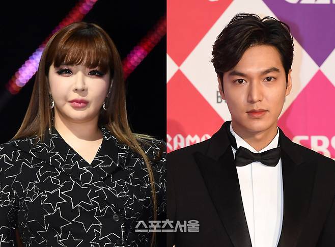 2ne1 박봄-이민호.  스포츠서울DB