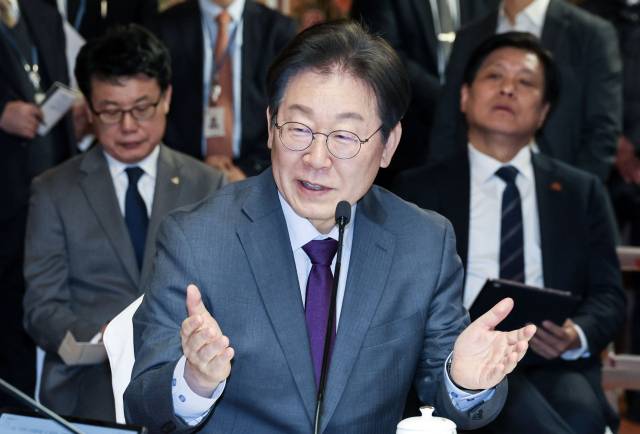 ▲더불어민주당 이재명 대표가 20일 오후 국회 사랑재에서 열린 여야정 국정협의회 첫 회의에서 발언을 하고 있다. ⓒ연합뉴스