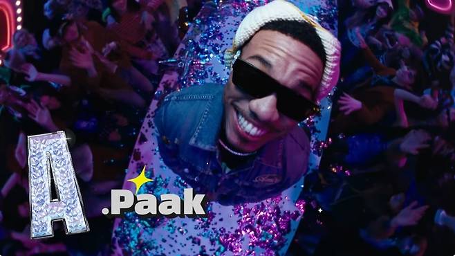 지드래곤(왼쪽)의 신곡 ‘투 배드’ 티저 영상에 등장핸 팝스타 앤더슨 팩. 지드래곤 공식 유튜브 채널 영상 캡처