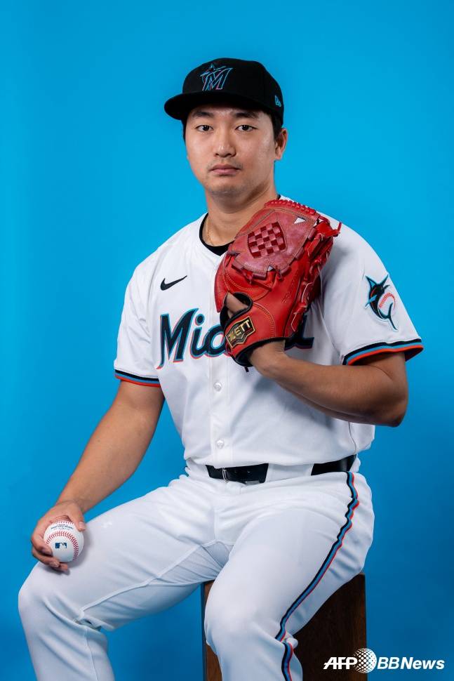 마이애미 말린스의 고우석.  /AFPBBNews=뉴스1