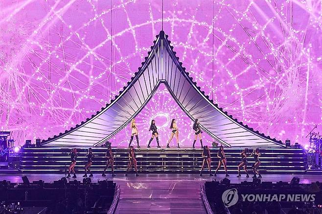 2023년 블랙핑크 월드투어 '본 핑크' 공연사진 [YG엔터테인먼트 제공. 재판매 및 DB 금지]