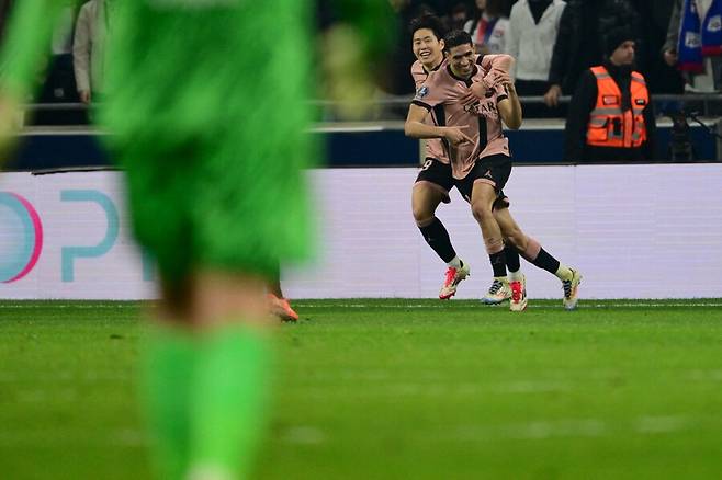 ▲ 이강인은 적은 시간을 소화하고도 하키미의 결승골에 기여했다. ⓒ연합뉴스/AFP/AP