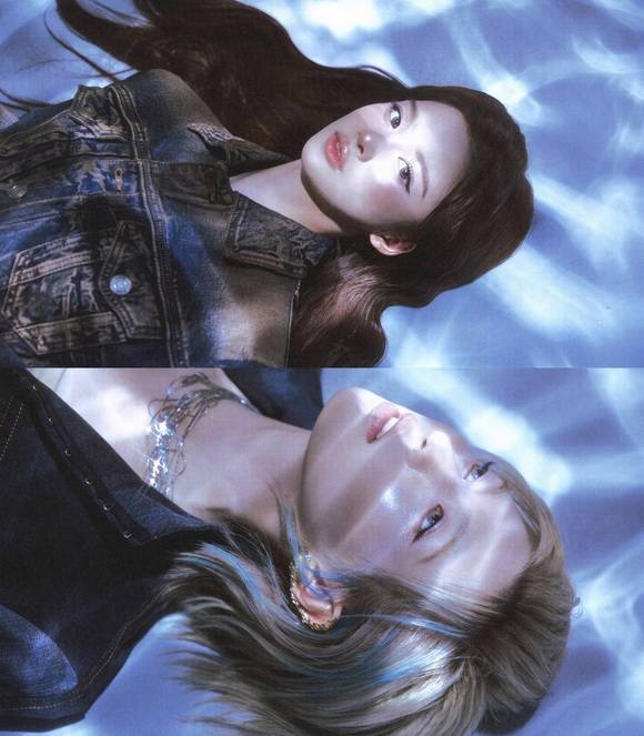 오는 3월 17일 새 앨범을 발매하는 엔믹스가 설윤(위)과 배이의 콘셉트 포토를 공개했다. /JYP엔터테인먼트