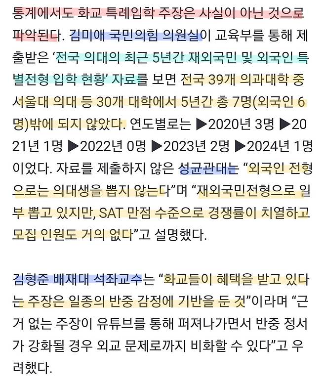 dcbest-20250225-142307-003.jpeg "화교는 수능 7등급도 서울대 의대 간다"…\'화교 특혜 알고보니