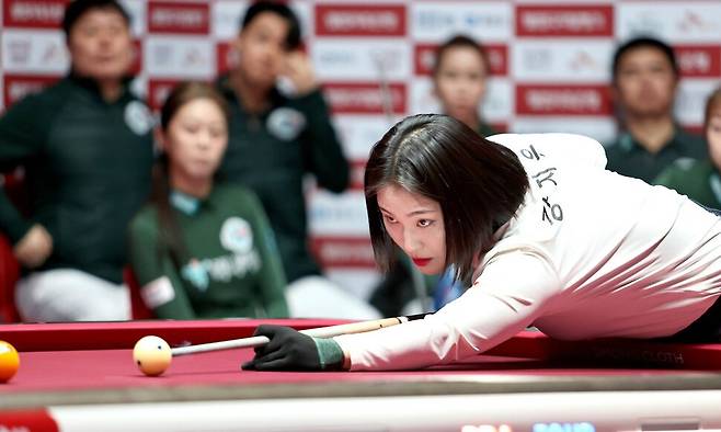SK렌터카의 강지은. PBA 제공