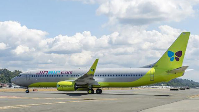 ▲ 진에어 항공기. 진에어 제공